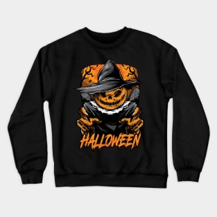 Scarecrow Halloween Crewneck Sweatshirt